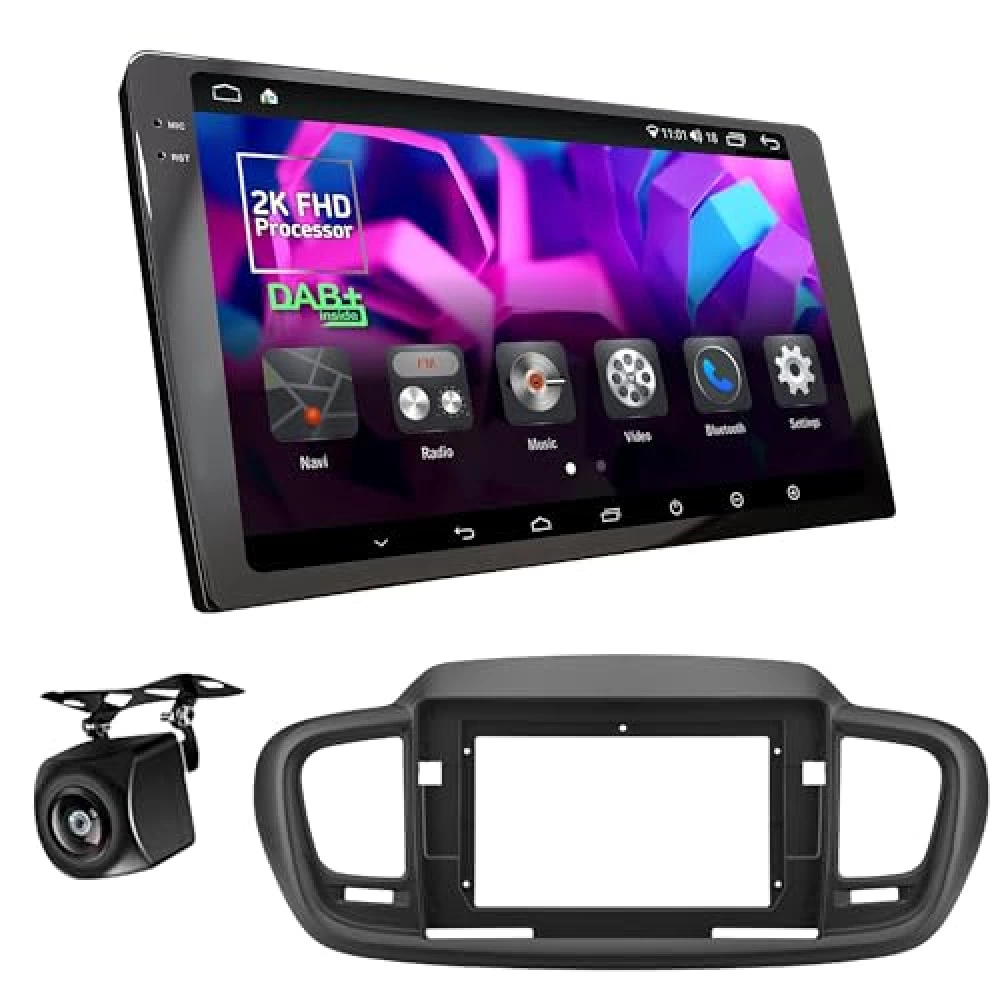 Citroen C2, C3, Berlingo, Jumpy & Peugeot 207 Android Multimedya Çerçevesi ve Navigasyon Sistemi