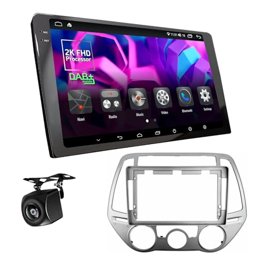 Hyundai i20 (2012-2014) Android Multimedya Çerçevesi ve Navigasyon Sistemi