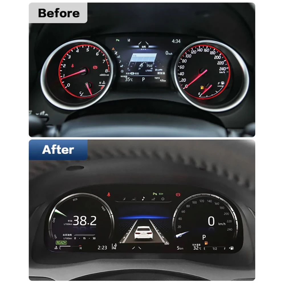 Toyota Camry (2012-2017) 12.3 İnç Dijital Hayalet Ekran Paneli