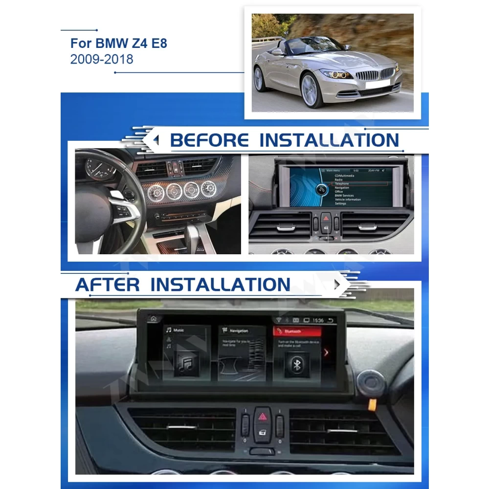BMW Z4 (E89) 2009-2018 Android 14.0 Profesyonel Multimedya Sistemi