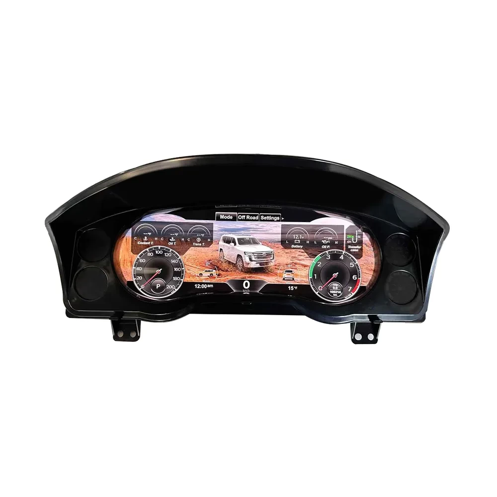 Toyota Land Cruiser LC200 (2008-2022) İçin 12.3 İnç Dijital Hayalet Gösterge Paneli
