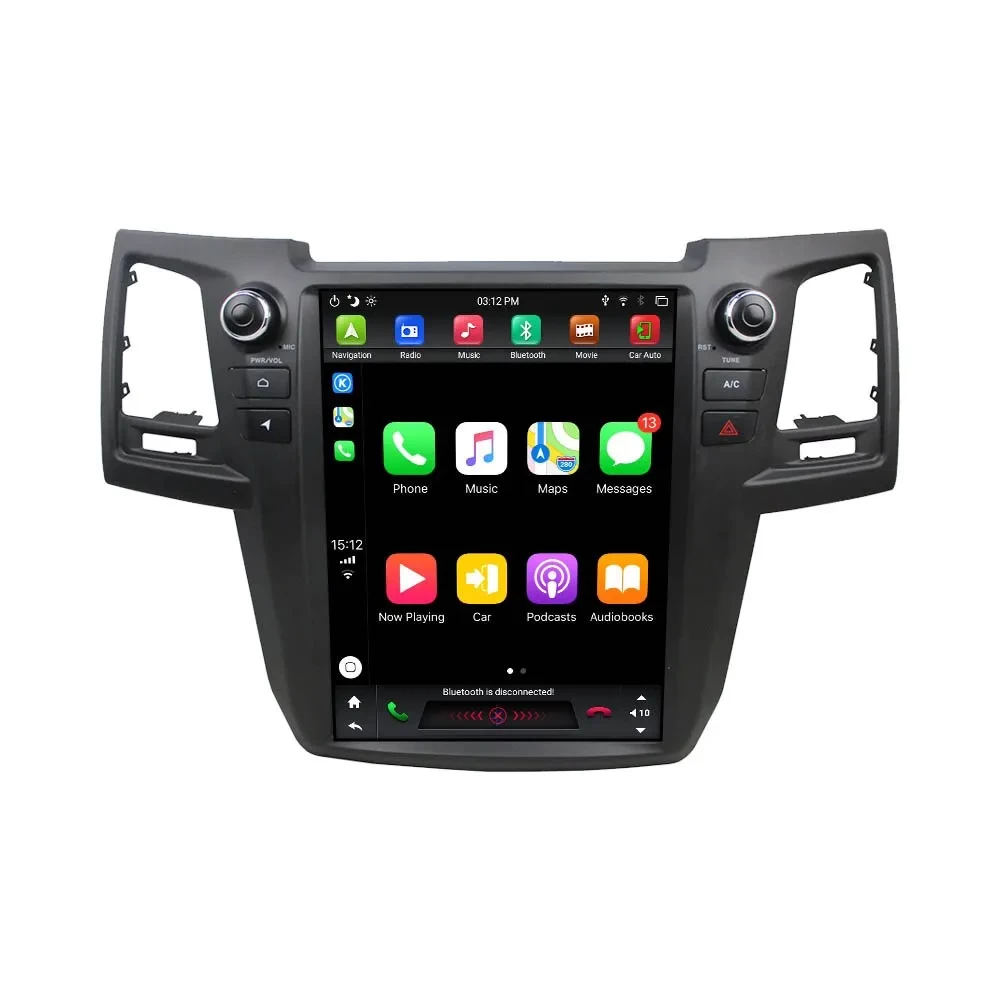 Toyota Fortuner (2005-2014) 12.1 İnç Tesla Stil Android Multimedya ve Navigasyon Sistemi