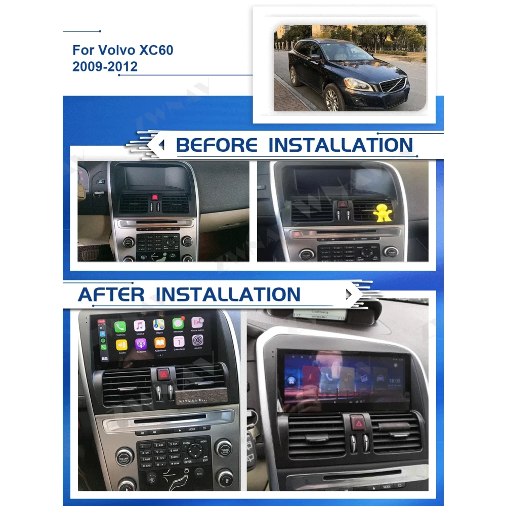 Volvo XC60 (2009-2017) Android 13.0 Profesyonel Multimedya Sistemi