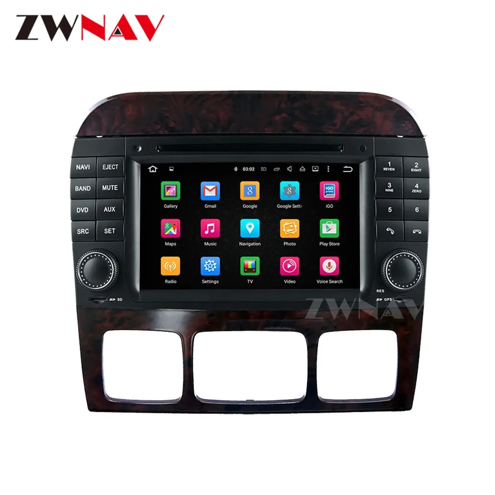 Mercedes-Benz S-Serisi (W220) 1998-2005 Android 13.0 Profesyonel Multimedya Sistemi
