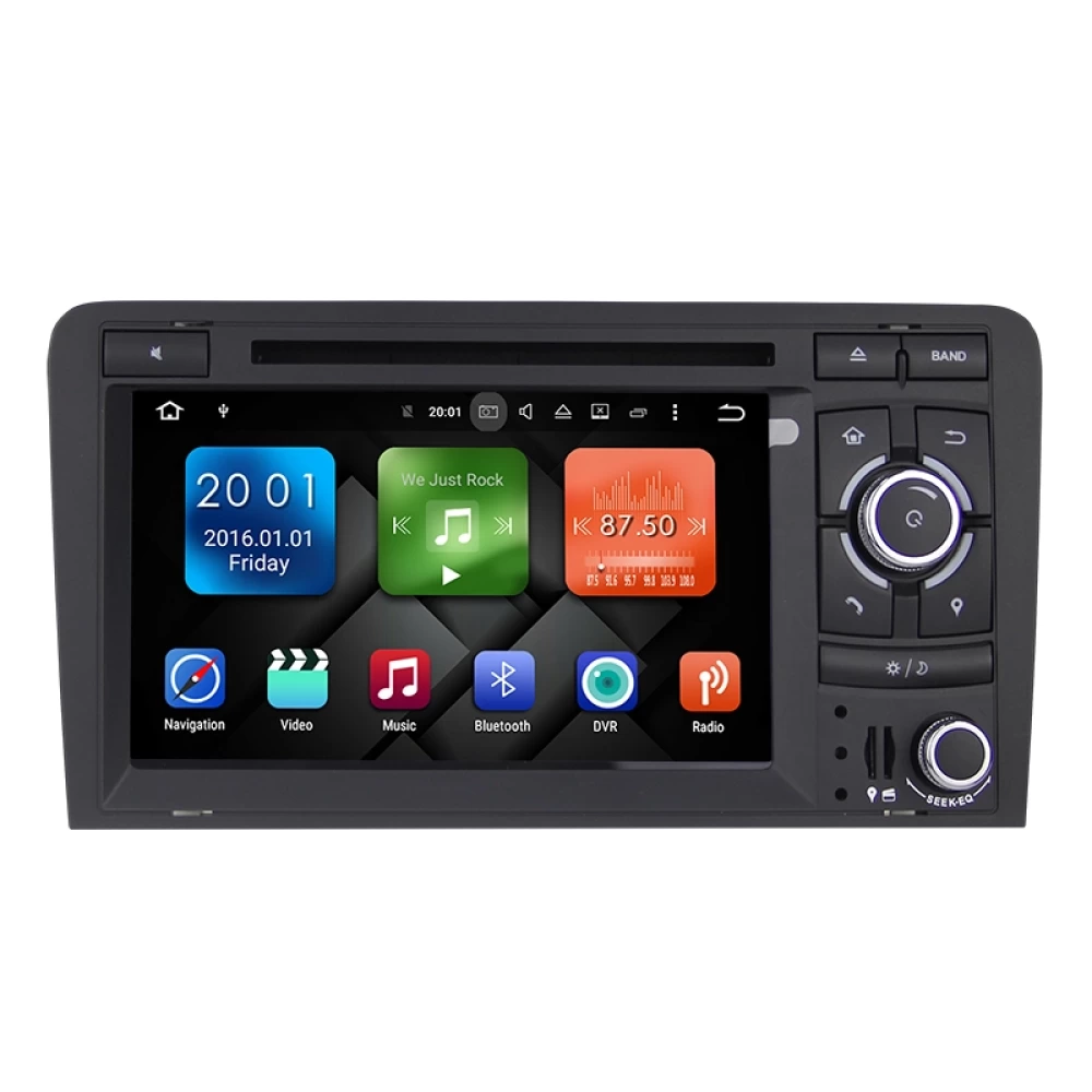 Audi A3, S3 & RS3 (2003-2013) İçin 7 inç Android 10.0 Multimedya & DVD Sistemi