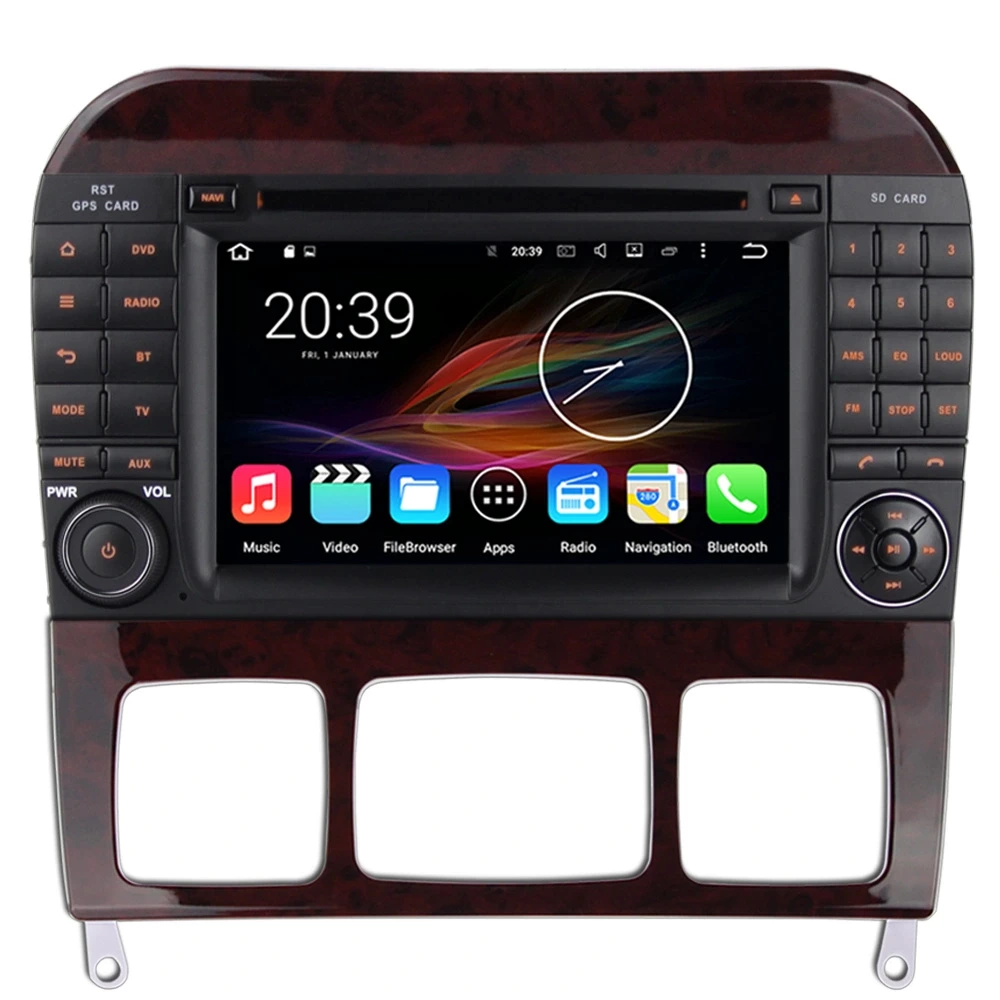 Mercedes-Benz (W203, W209, W219) İçin 7 inç Android Multimedya & Navigasyon Sistemi