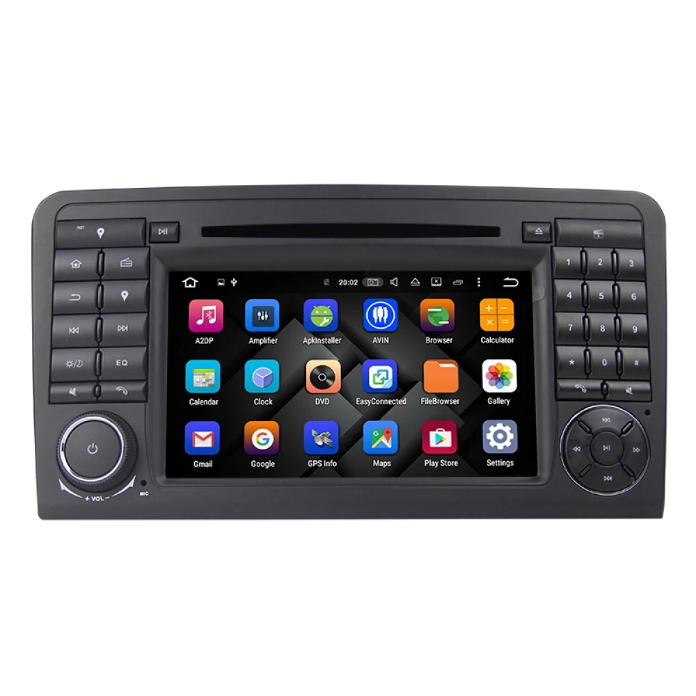 Mercedes-Benz ML (W164) & GL (X164) İçin 7 inç Android 10.0 Multimedya ve Navigasyon Sistemi