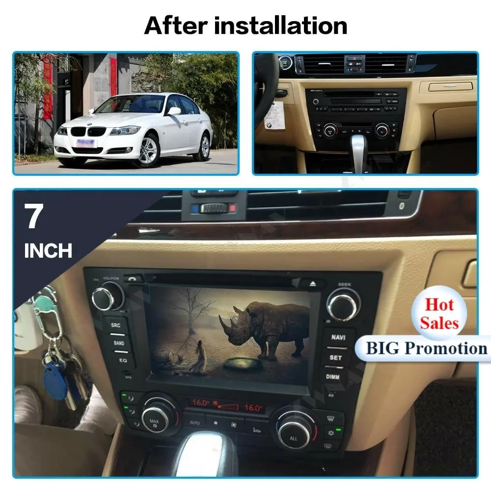 BMW 3 Serisi (E90, E91, E92, E93) 2005-2012 İçin PX6 Android Multimedya & Navigasyon Sistemi