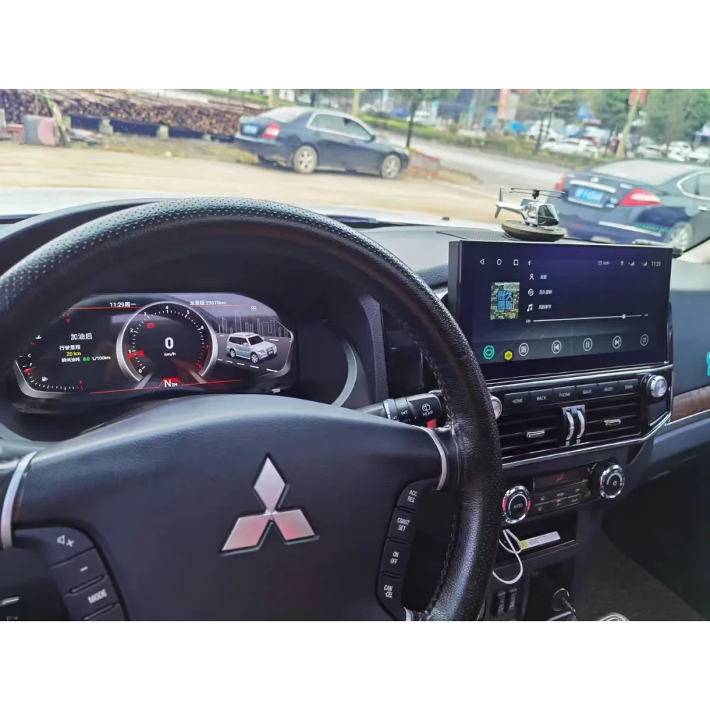 Mitsubishi Pajero (2006-2018) 12.3 İnç Dijital Hayalet Ekran Paneli 