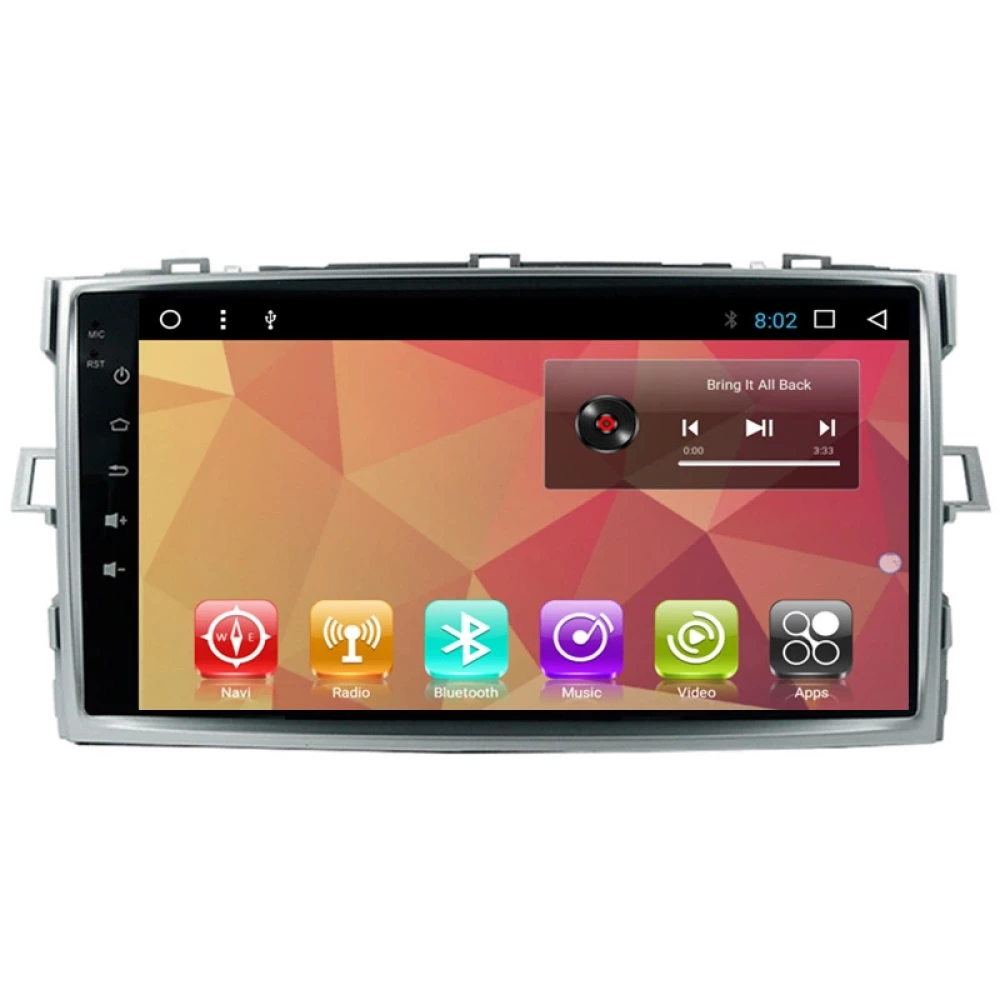 Toyota Verso (2007-2017) ve Uyumlu Modeller İçin 8 inç Android Multimedya & Navigasyon