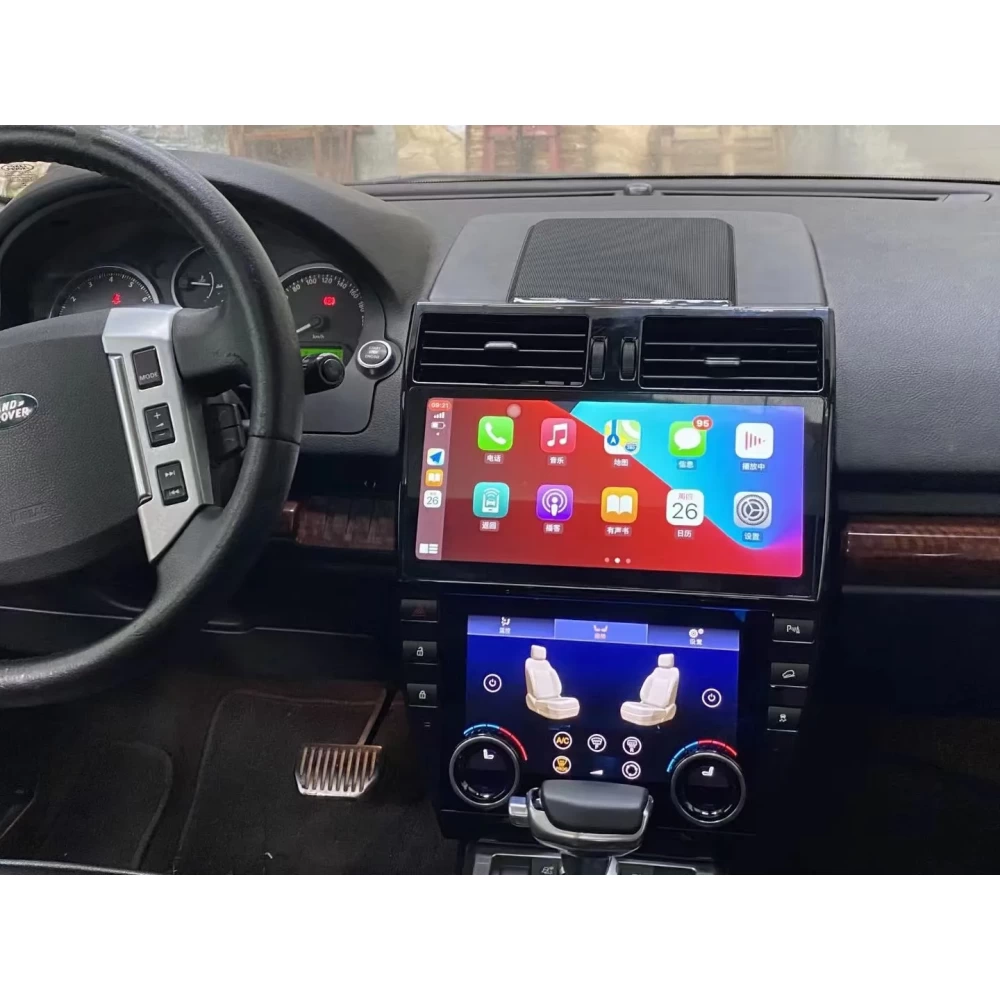 Land Rover Freelander 2 (2007-2015) Android 14.0 Multimedya Sistemi & LCD Klima Paneli Seti
