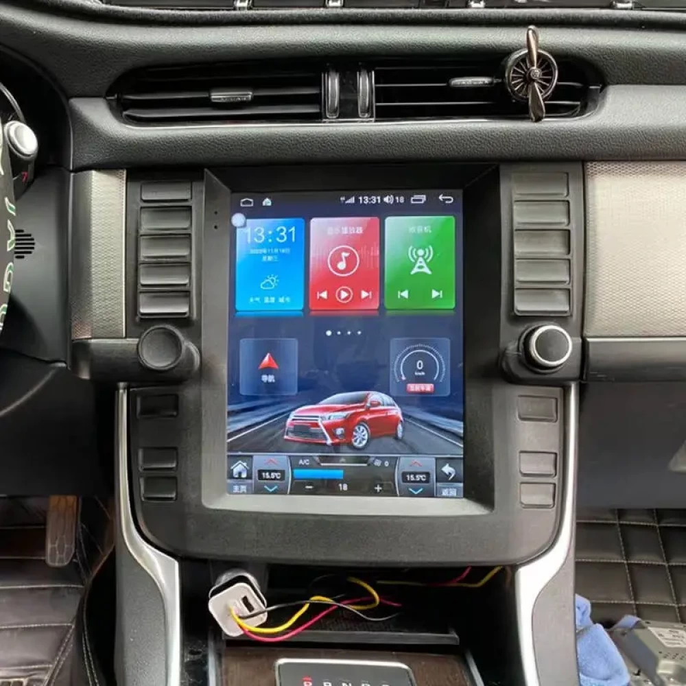 Jaguar XF (2016-2019) Uyumlu 9.7 inç Tesla Stil Premium Android Multimedya Sistemi