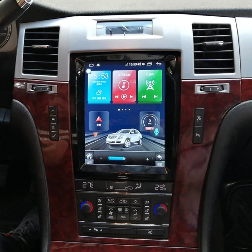 Cadillac Escalade Uyumlu 9.7 inç Tesla Stili Android 13 Multimedya & Navigasyon Sistemi