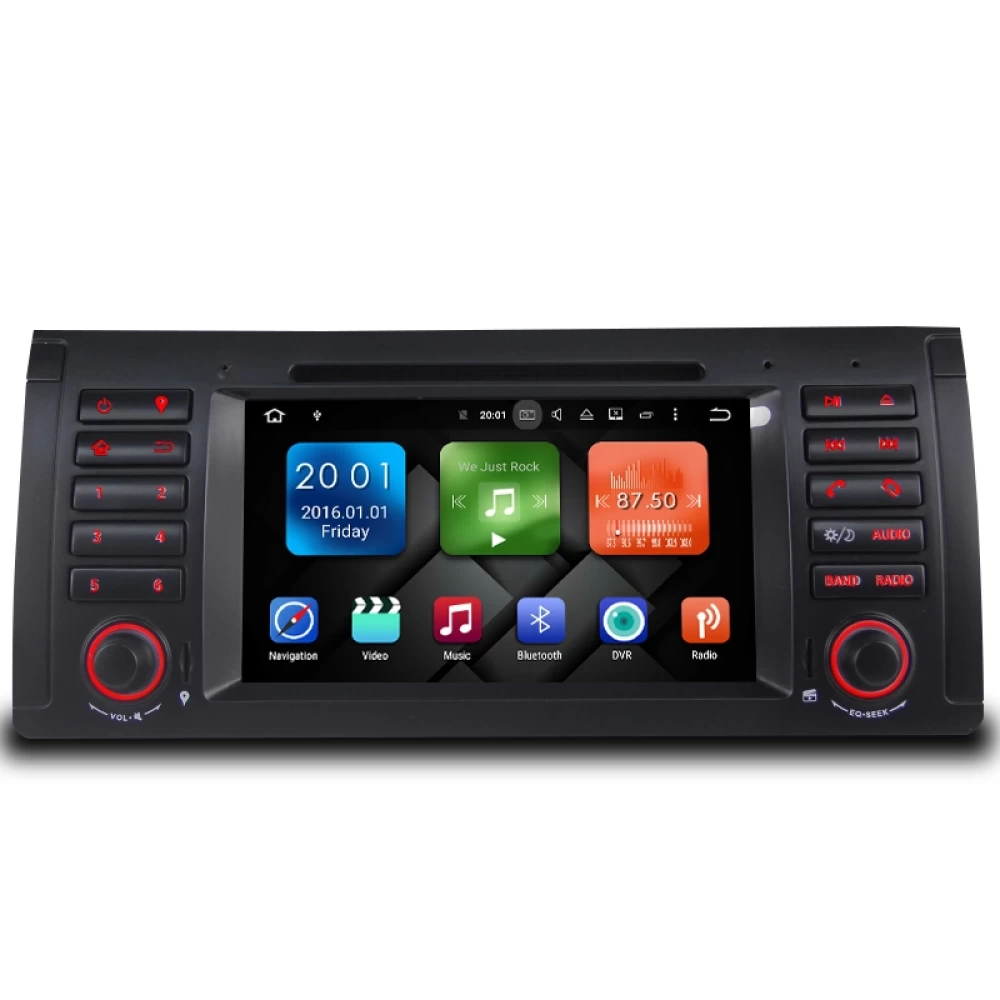 BMW X5 E53, 5 Serisi E39 & 7 Serisi E38 İçin 9 inç Android 10.0 Multimedya Sistemi