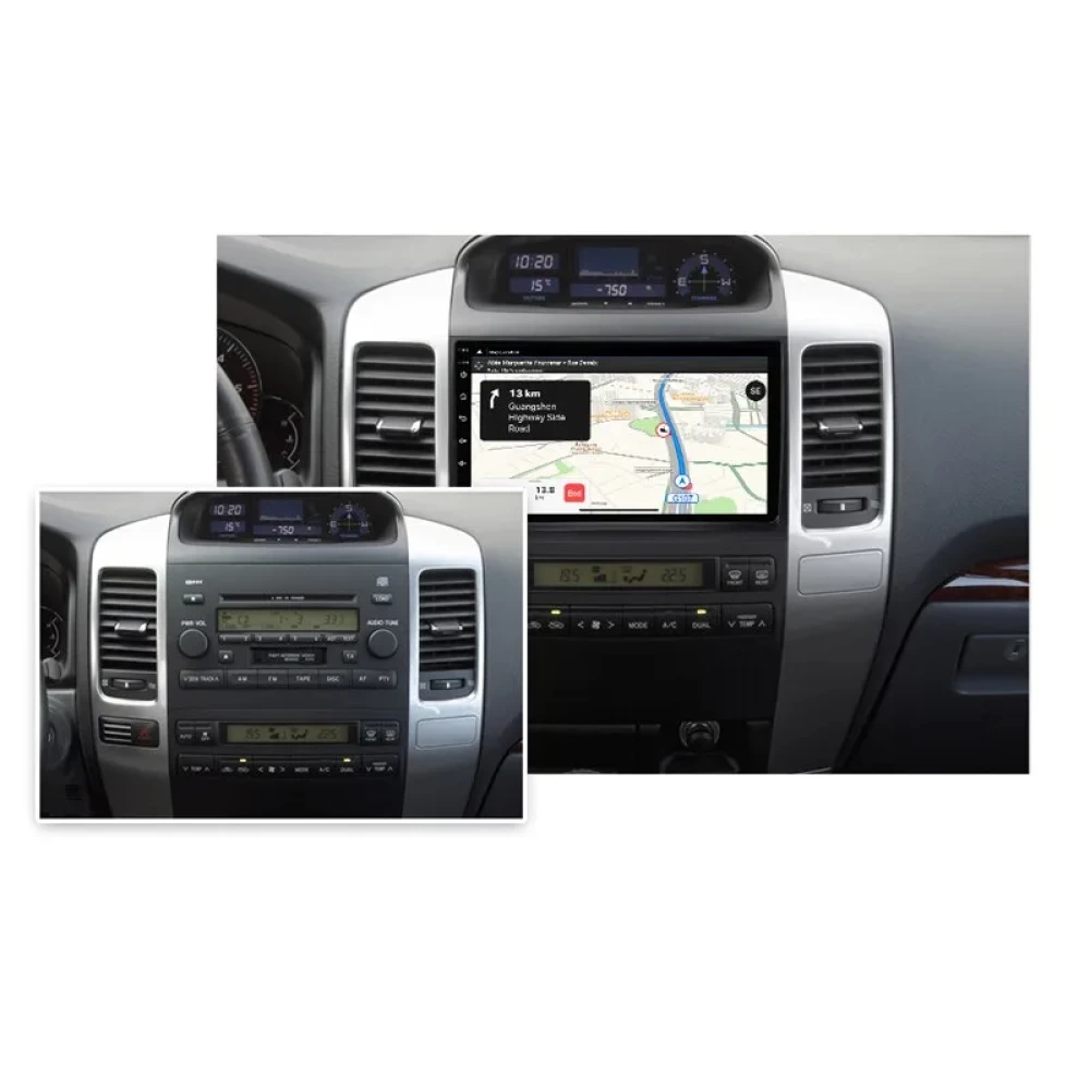 Toyota Prado (2002-2010) 9 inç Özel Android Multimedya ve Navigasyon Sistemi