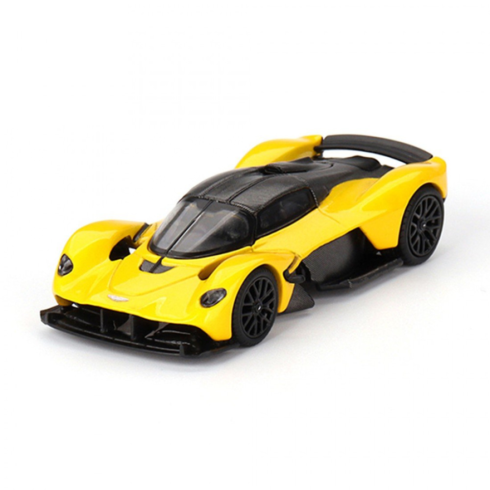 Mini GT 1/64 Aston Martin Valkyrie Sunburst Yellow – Yolların Formül 1 Teknolojisi