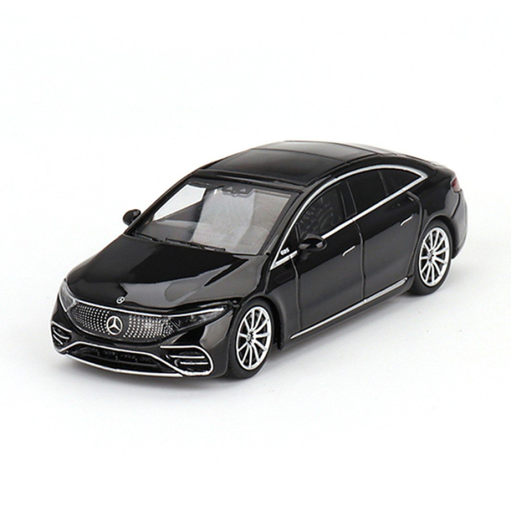 Mini GT 1/64 Mercedes-Benz EQS 580 4MATIC Black – Elektrikli Lüksün Siyah Asaleti