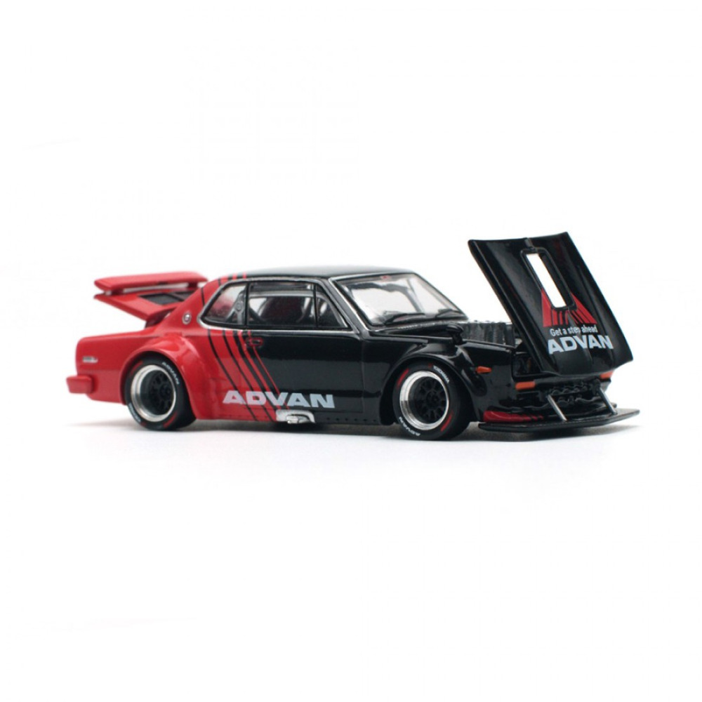 Poprace 1/64 Nissan Skyline GT-R V8 Drift HAKOSUKA ADVAN LIVERY – Klasik Gövde, Modern Güç 