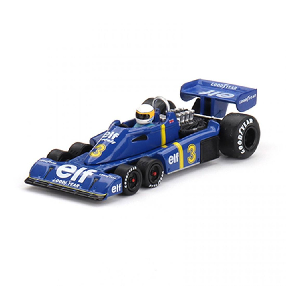 Mini GT 1/64 Tyrrell P34 #3 Jody Scheckter – F1 Tarihinin Altı Tekerlekli Efsanesi