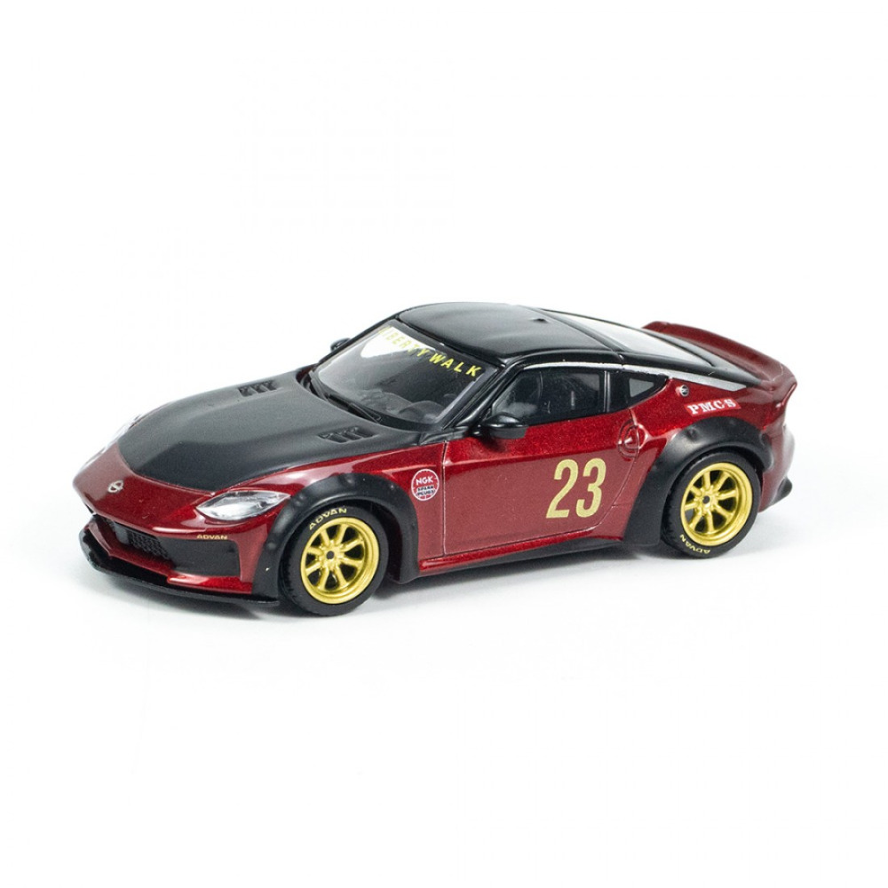 Mini GT 1/64 Nissan Z LB Nation Works Gem Red – Liberty Walk Dokunuşuyla Modern Bir Efsane