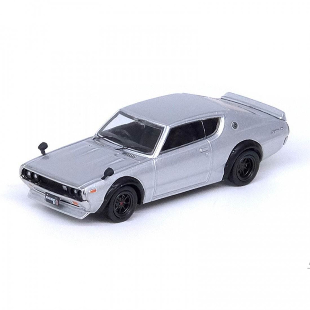 Inno64 1/64 Nissan Skyline 2000 GT-R KPGC110 Silver – Kenmeri Efsanesinin Saf Hali