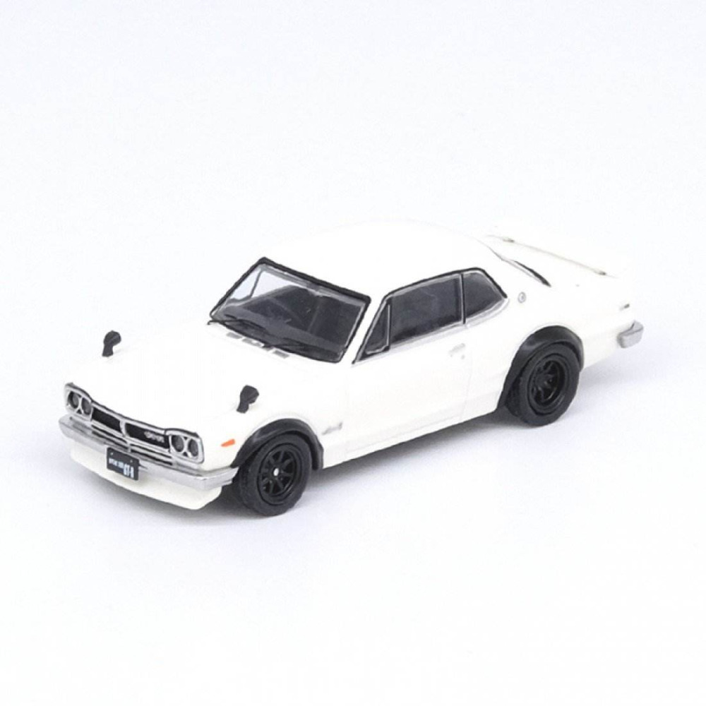 Inno64 1/64 Nissan Skyline 2000 GT-R KPGC10 White – Efsanevi Hakosuka'nın Saf Asaleti