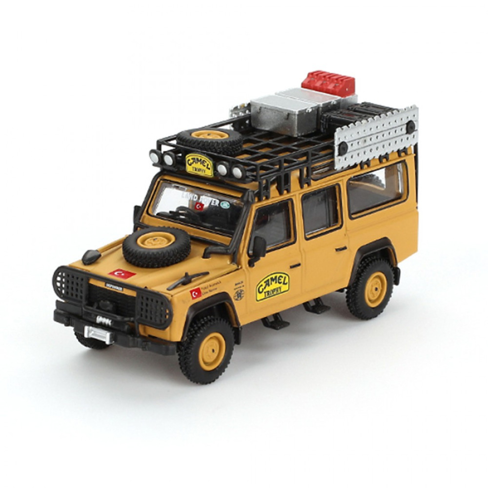 Mini GT 1/64 Land Rover Defender 110 1989 Camel Trophy Amazon – Team Turkey Efsanesi