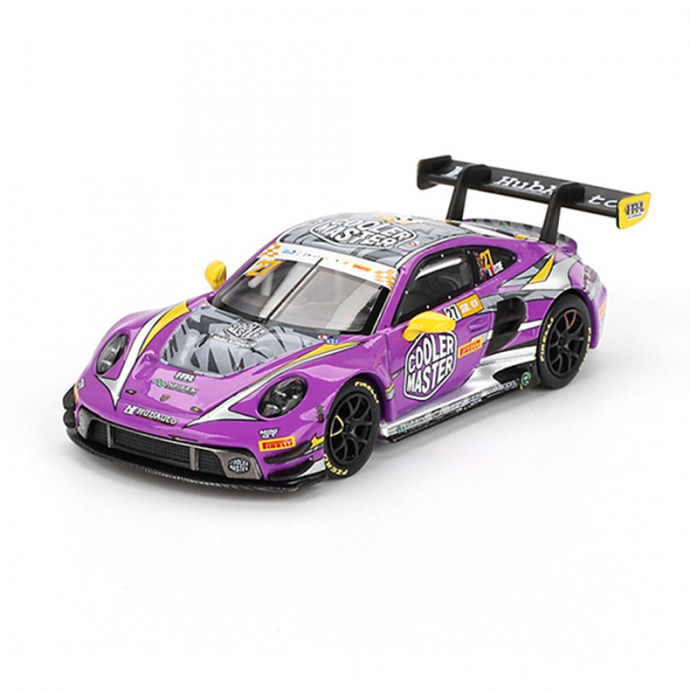 Mini GT 1/64 Porsche 911 GT3 R Hub Auto Racing 2023 FIA GT Cup 70th Macau Grand Prix LHD