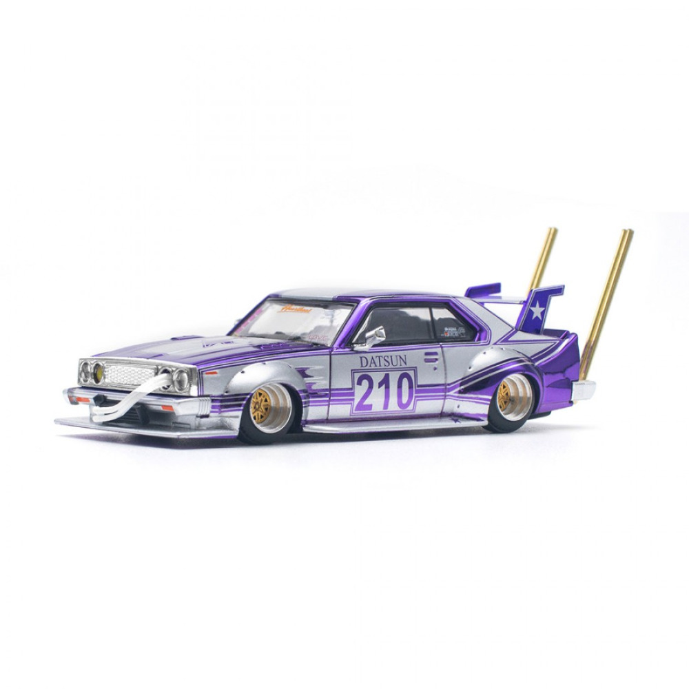 Poprace 1/64 Nissan Skyline C210 Kaido Racer – Bosozoku Kültürünün Mor Parıltısı