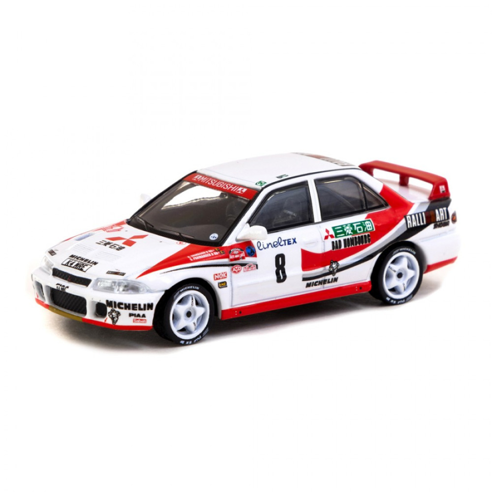 Tarmac Works 1/64 Mitsubishi Lancer Evolution Rallye Monte-Carlo 1993 – WRC Efsanesinin Doğuşu