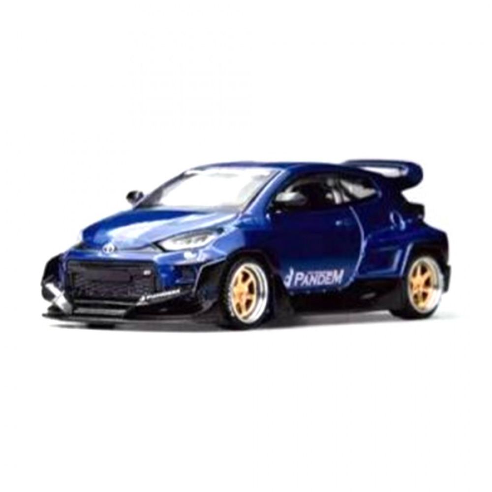 Poprace 1/64 Pandem GR Yaris Metallic Blue – Enigma Exclusive Edition