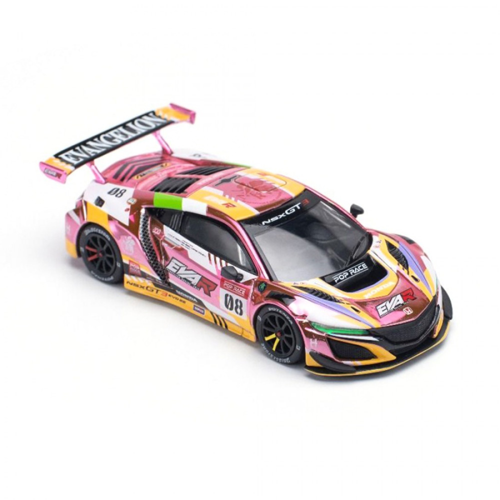 Poprace 1/64 NSX GT3 EVO22 EVA RT PRODUCTION MODEL CUSTOM TYPE-08 – Pistlerin Anime Ruhuyla Buluşması