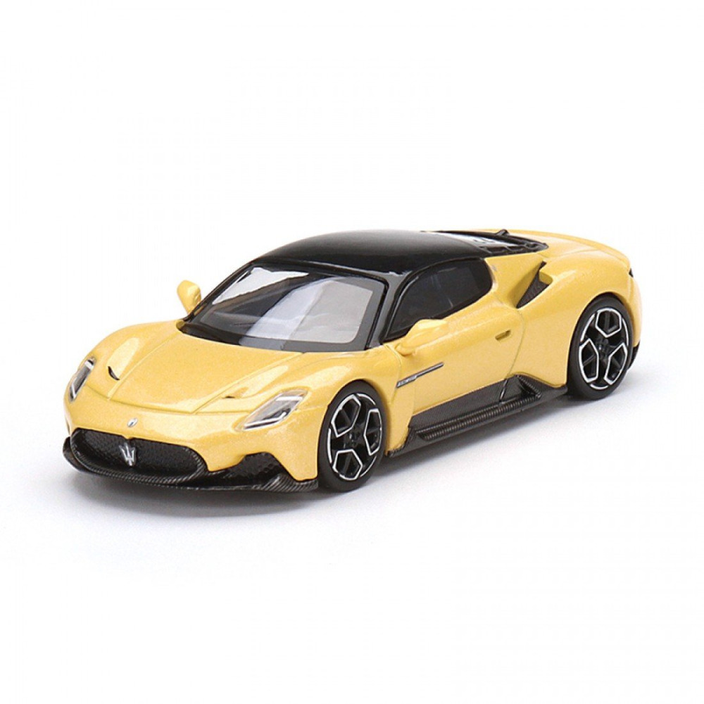 BBR Models 1/64 Maserati MC20 Giallo Genio – İtalyan Zarafetinin Minyatür Zirvesi