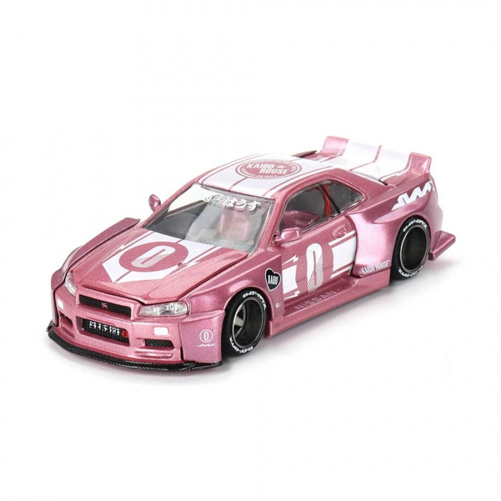 Mini GT x Kaido House 1/64 Nissan Skyline GT-R R34 KAIDO RACING FACTORY V1 – Efsanenin Evrimi