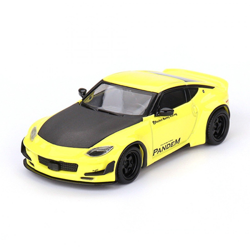 Mini GT 1/64 Nissan Z Pandem Ikazuchi Yellow – Yeni Nesil Japon Gücü