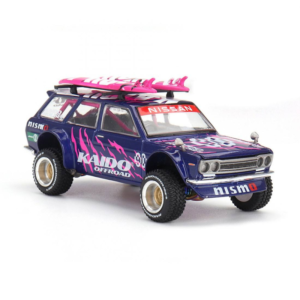 Mini GT x Kaido House 1/64 Datsun 510 4x4 Wagon Kaido Offroad V2 Diecast – JDM Ruhu Araziyle Buluşuyor