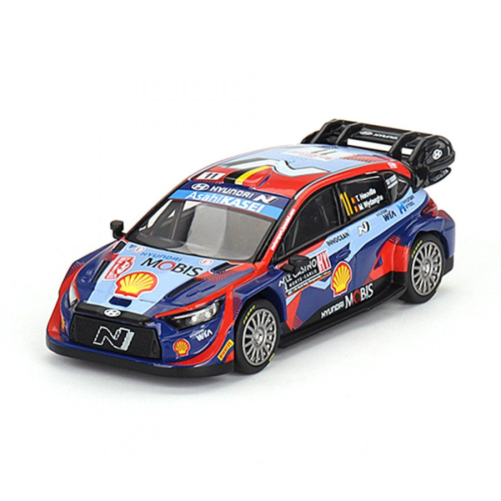 Mini GT 1/64 Hyundai i20 N Rally1 Hybrid #11 – 2023 Monte Carlo Rallisi Podyum Canavarı