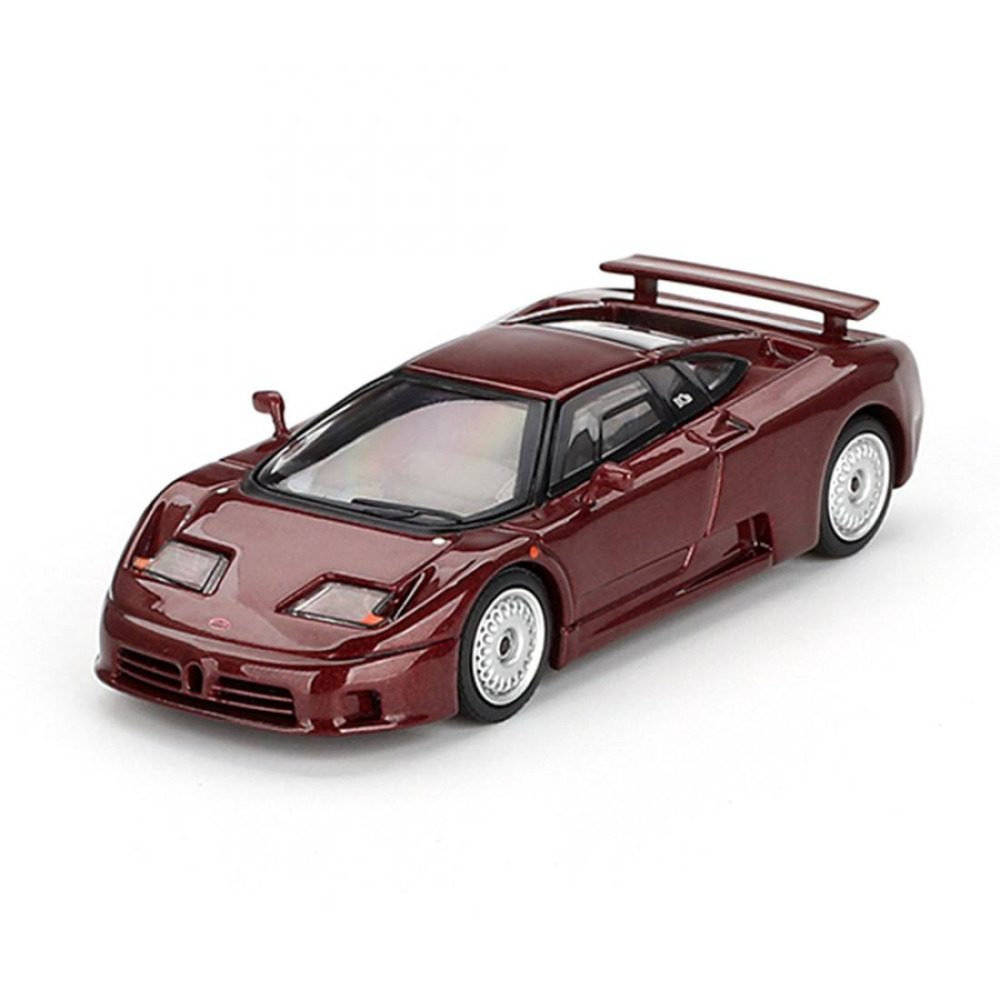 Mini GT 1/64 Bugatti EB110 GT Dark Red Metallic – 90'ların Mühendislik Harikası