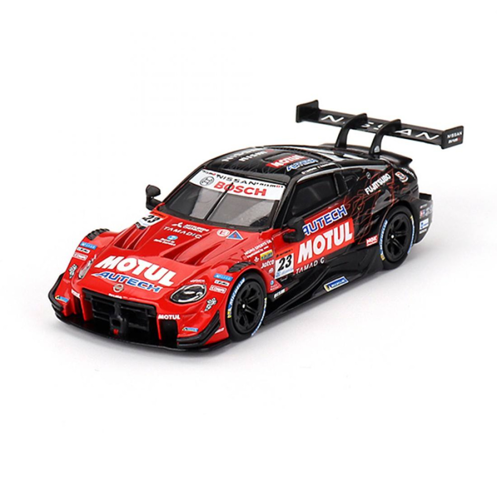 Mini GT 1/64 Nissan Z GT500 #23 Motul Autech Z – 2023 Super GT Pistlerinin Yıldızı