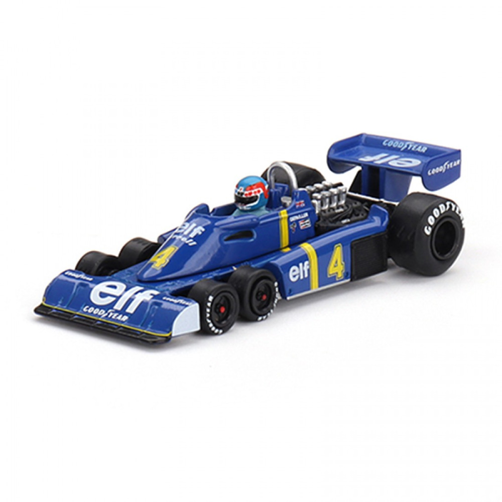 Mini GT 1/64 Tyrrell P34 #4 Patrick Depailler – Podyumun Altı Tekerlekli Kahramanı