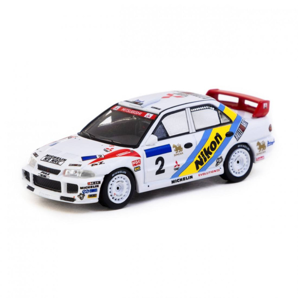 Tarmac Works 1/64 Mitsubishi Lancer Evolution III – 1995 Hong Kong-Beijing Rallisi Şampiyonu