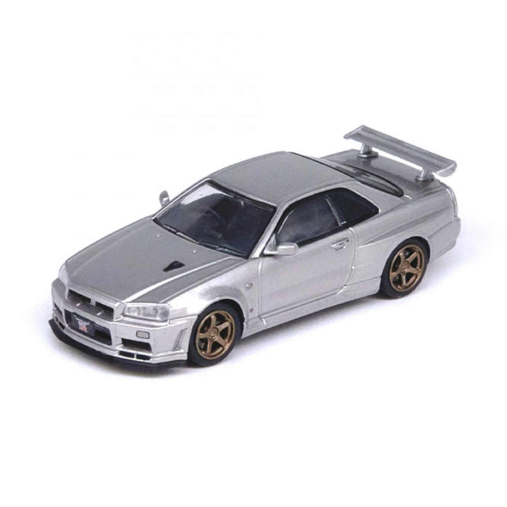 Inno64 1/64 Nissan Skyline GT-R R34 V-Spec II Silver – Gümüş Okun JDM Zarafeti