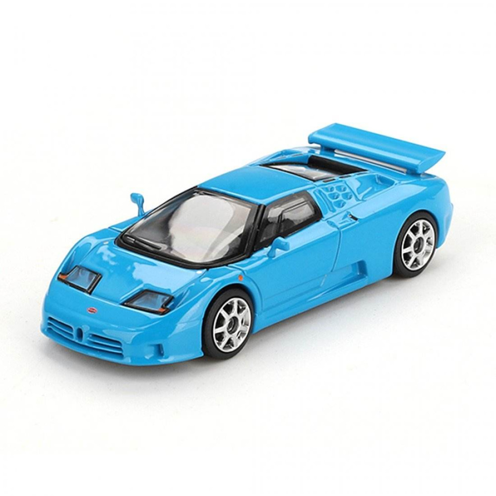 Mini GT 1/64 Bugatti EB110 Super Sport Diecast – Fransız Efsanesinin Mavi Kanı
