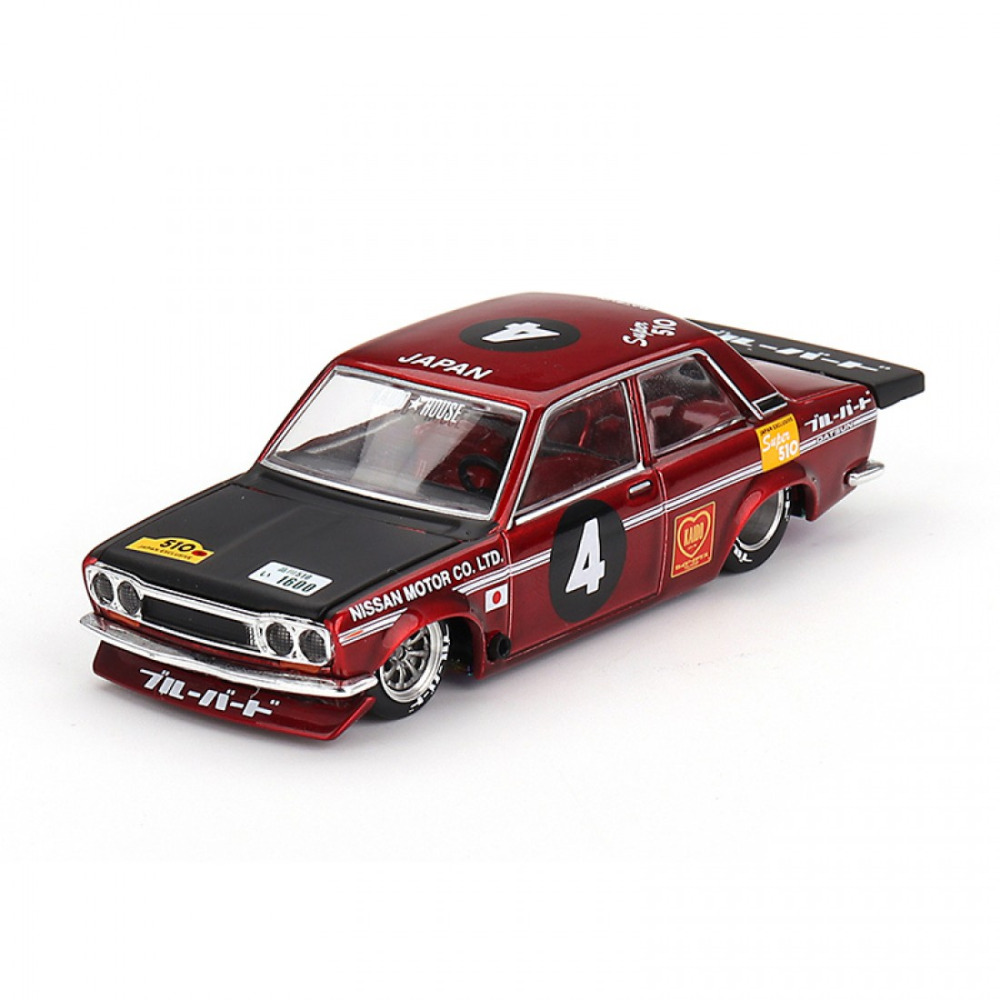 Mini GT x Kaido House 1/64 Datsun 510 Pro Street JPN V1 – Japon Sokak Kültürünün Zirvesi