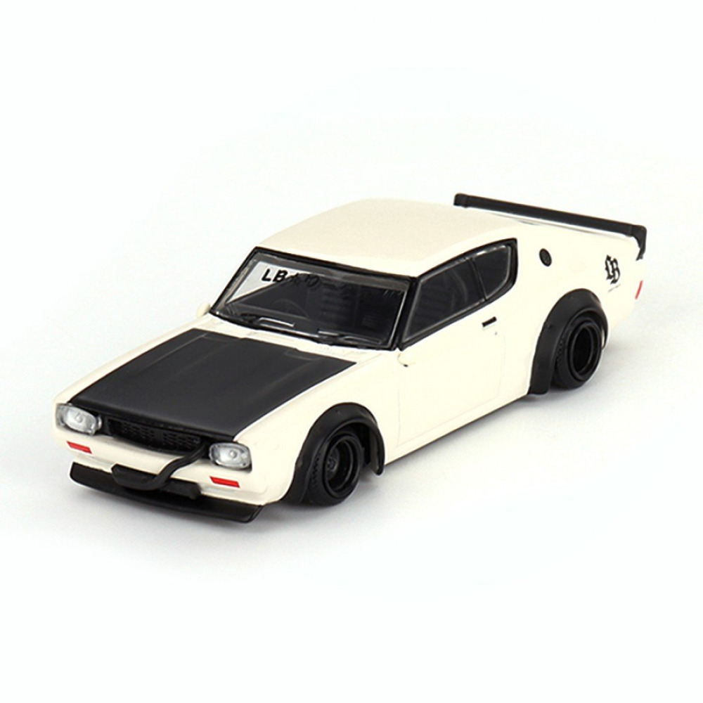 Mini GT 1/64 Nissan Skyline Kenmeri Liberty Walk White – Saf JDM Asaleti