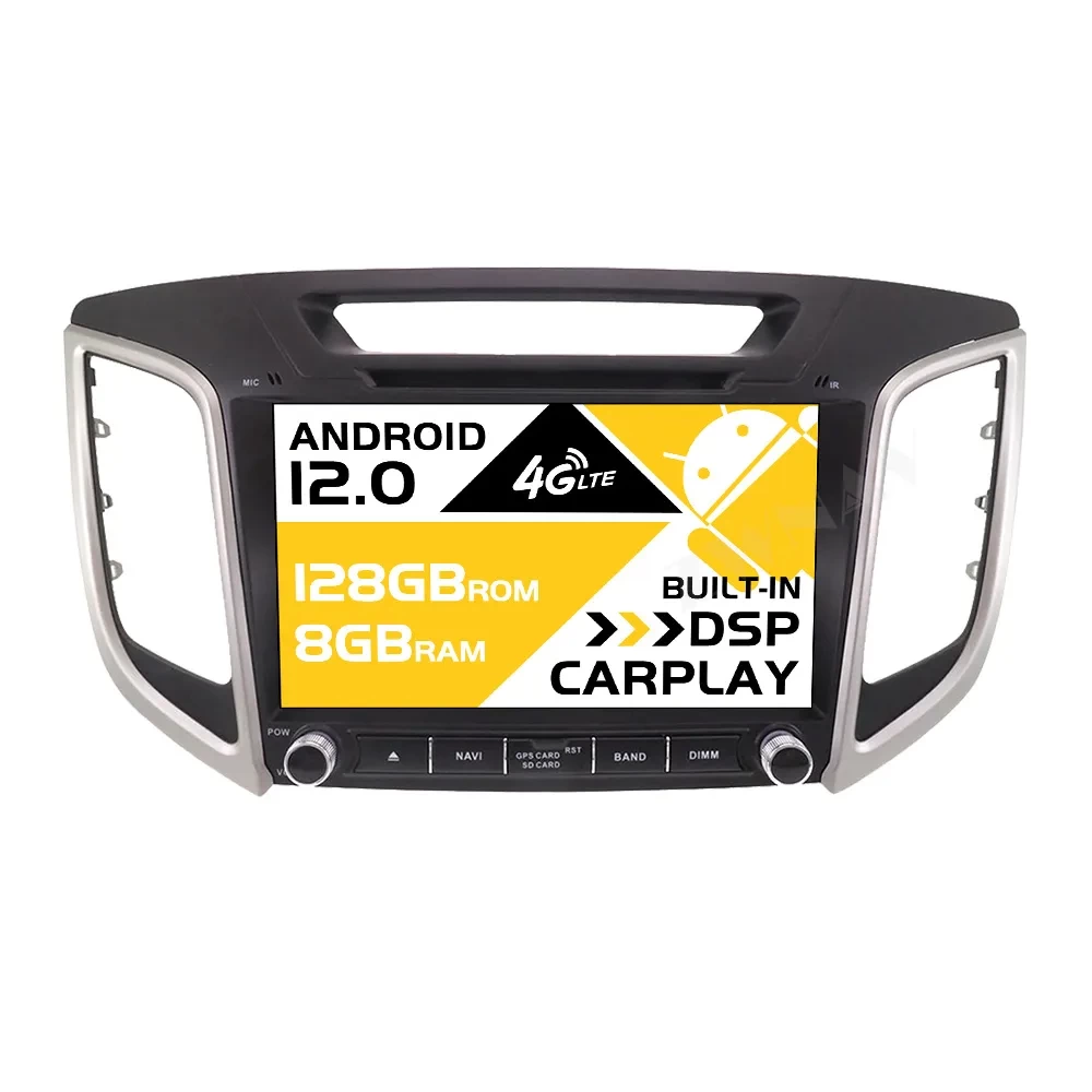 Hyundai Creta / ix25 (2014-2018) Android 14.0 Kablosuz CarPlay & Multimedya Sistemi