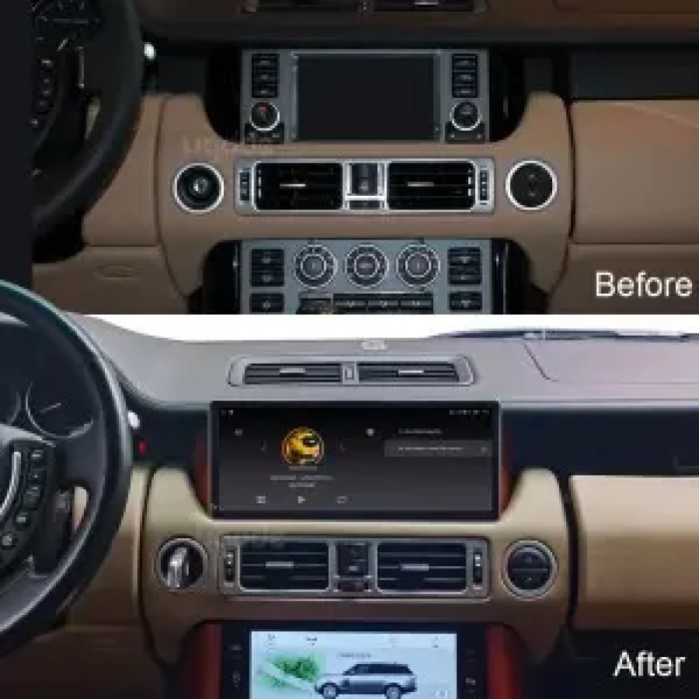 Land Rover Range Rover V8 12.3 inch - CarPlay - Android - GPS Navigasyon - Multimedya Ekran 2005-2012