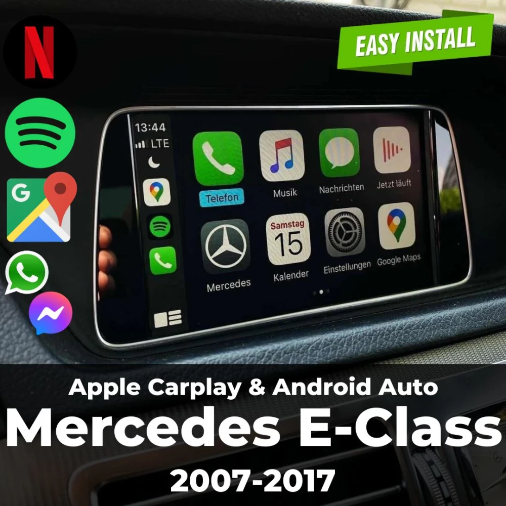 Mercedes Benz E-Class Apple Carplay ve Android Upgrade Modül 2007-2017