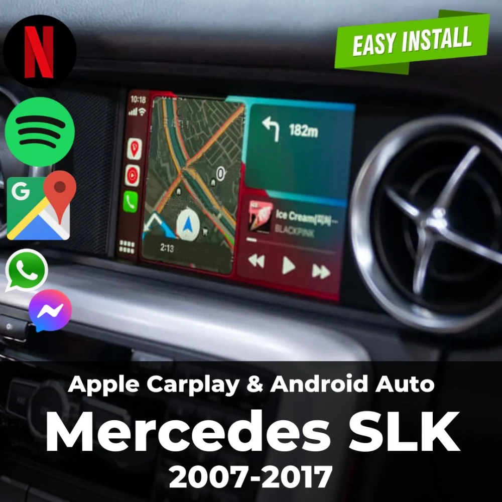 Mercedes Benz SLK Apple Carplay ve Android Upgrade Modül 2007-2017