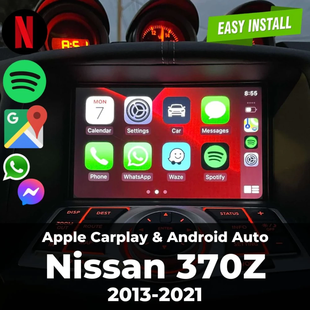 Nissan 370Z Apple Carplay ve Android Upgrade Modül 2013-2021